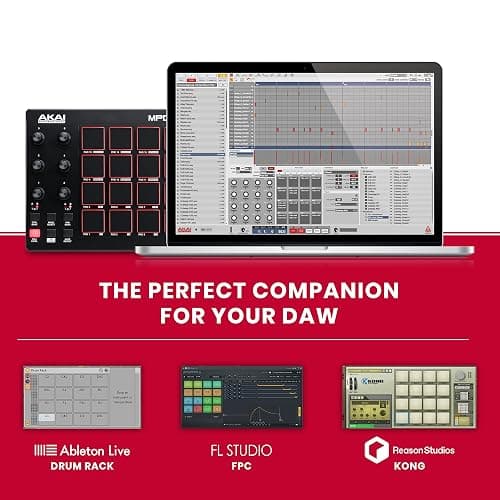 Akai Professional MPD218 - USB MIDI Controller with 16 MPC Drum Pads, 6 Assignable Knobs, Note Repeat and Full Level Buttons and Production Software thumbnail 5