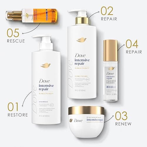 Dove Intensive Repair Amino Serum for Damaged Hair with Bio-Protein Care Technology 3.3 oz thumbnail 4