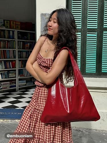 CIDER Gingham Tiered Maxi Skirt Long Skirts for Women A Line High Waist Flowy Skirt Casual Woven Midi Skirt thumbnail 3