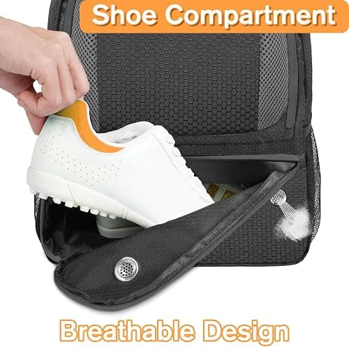 YOREPEK Soccer Backpack, Soccer Bag with Ball Holder and Shoe Compartment | Water Resistant Sport Equipment Bags Fit Basketball Volleyball Football, Youth Soccer Gifts thumbnail 4