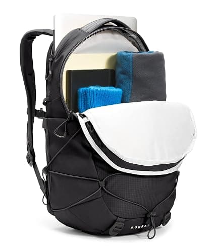 The North Face Women's Borealis Commuter Laptop Backpack, TNF Black/TNF White, One Size thumbnail 6