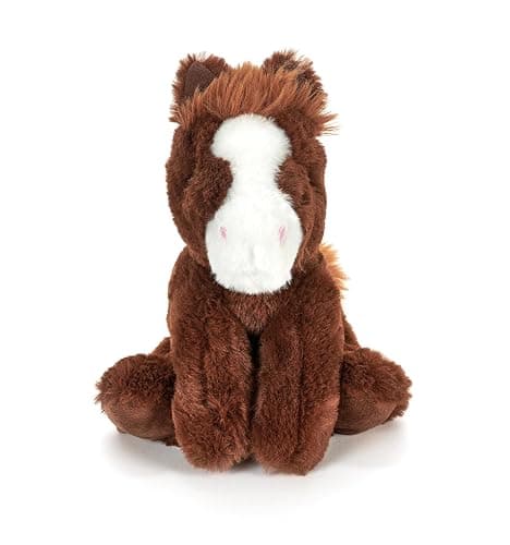 The Petting Zoo Floppy Horse Stuffed Animal Plushie, Gifts for Kids, Wild Onez Wildlife Animals, Horse Plush Toy 8 inches thumbnail 4
