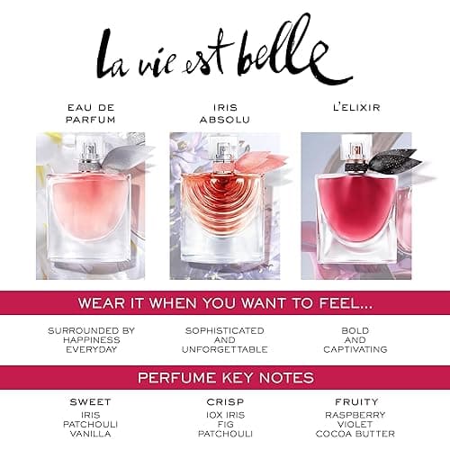 Lancôme La Vie Est Belle Eau de Parfum - Long Lasting Fragrance with Notes of Iris, Earthy Patchouli, Warm Vanilla & Spun Sugar - Floral & Sweet Women's Perfume thumbnail 8