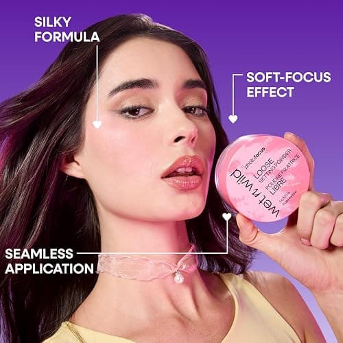 wet n wild Photo Focus Loose Baking Setting Powder, Highlighter Makeup, Fair to Medium & Tan Skin Tones - Translucent thumbnail 4