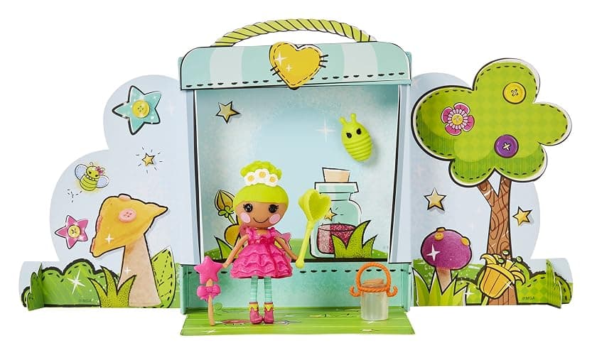 Lalaloopsy Mini Doll - Pix E. Flutters with Mini Pet Firefly, 3" Fairy Doll with Accessories, in Reusable House Package playset, for Ages 3-103,Multicolor,579052 thumbnail 4