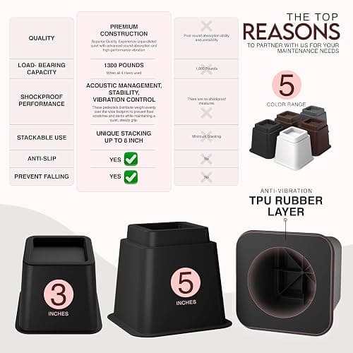 Bed risers thumbnail 7