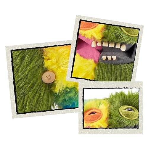 Fuggler ZURU Misfit Monsters 9" Series 1 Funny Ugly Monster Plush Toy (Grinnero McGoo - Green & Multi) thumbnail 4