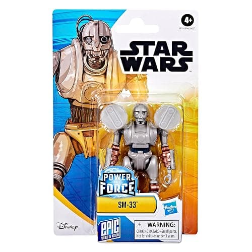 STAR WARS Epic World of Action SM-33, 4-Inch Action Figure & 2 Accessories, Skeleton Crew Toys for Boys & Girls Ages 4+ thumbnail 2