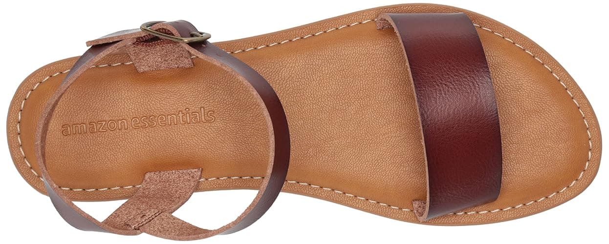 Amazon Essentials womens Two Strap Buckle Sandal thumbnail 8