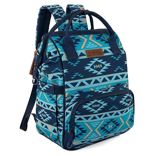 Montana West Wrangler Callie Diaper Bag Backpack with Stroller Straps Multifunction Baby Travel Bag WG2204-9110NY - Image 1