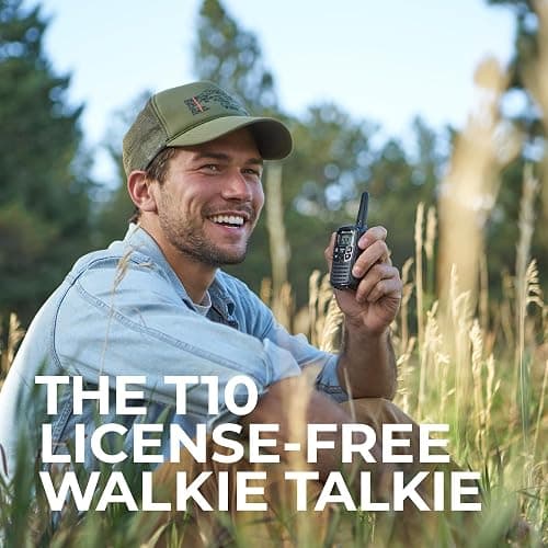 Midland T10 22 Channel FRS Walkie Talkie - Up to 20 Mile Range Two-Way Radio, 38 Privacy Codes & NOAA Weather Alert, Black thumbnail 3