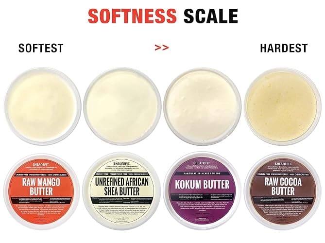 Sheanefit Raw Unrefined African Shea Butter, Natural Body Butter, Soft & Smooth Daily Moisturizer For Face & Body Ivory 8oz (Pack of 1) thumbnail 7