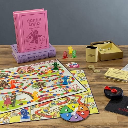 WS Game Company Collection of 22 Vintage Bookshelf Board Games Including Scrabble, Monopoly, Clue, Yahtzee, Battleship, Chess, Candy Land & Sorry! - Classic Family Games for Kids & Adults thumbnail 9