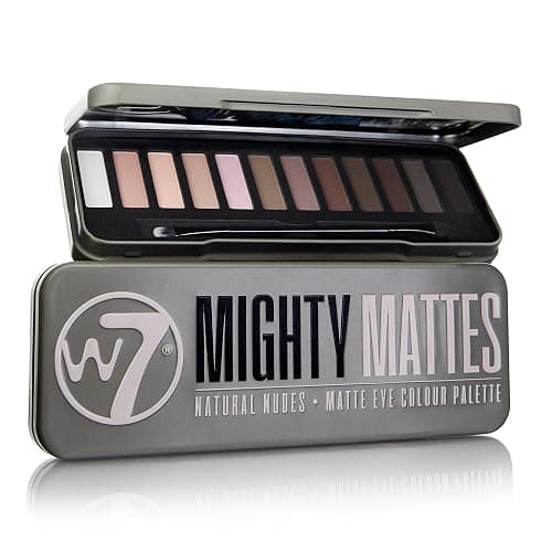 W7 Mighty Mattes Eyeshadow Palette - 12 Nude Shades | Long-Lasting Matte Eyeshadows, Flawless Natural Finish - Image 1