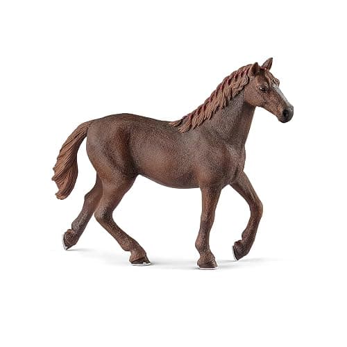 Schleich Horse Club, Realistic Toys for Girls and Boys, English Thoroughbred Mare Horse Figurine, Ages 5+ - Image 1