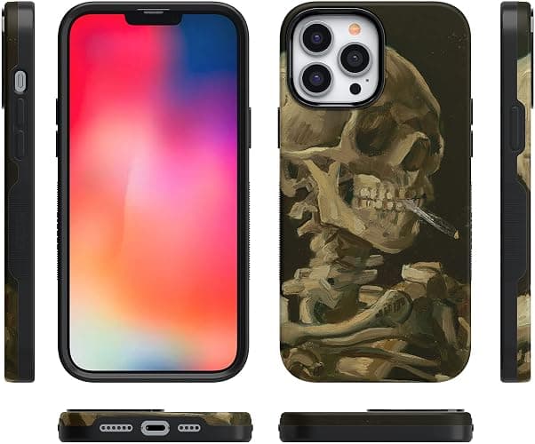 Casely iPhone 14 Pro Max Case | After Hours | Van Gogh Skeleton | Compatible with MagSafe | Bold Protective Design thumbnail 6