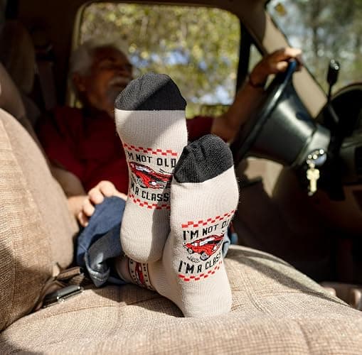 Lavley Funny Socks for Men - Cool gifts for Father's Day, Birthdays, and Christmas Stocking Stuffers thumbnail 2