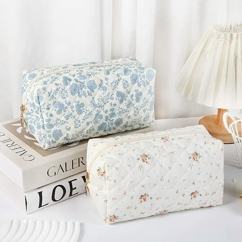 OZAOZ Pencil Case Office College School Storage Bag Pouch Holder Box Organizer Makeup Pouch Cosmetic Bag Aesthetic Cute Pen Case for Girls Boys Kids (A) thumbnail 2