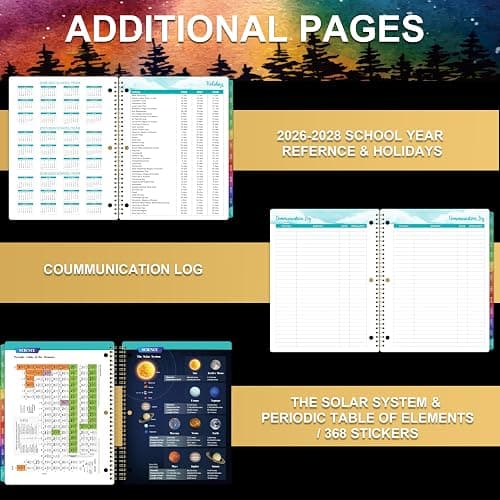 Student Planner 2026-2027 - School Planner 2026-2027, August 2026 - June 2027, 8.5" x 11", Monthly and Weekly Calendar for Middle or High School thumbnail 6