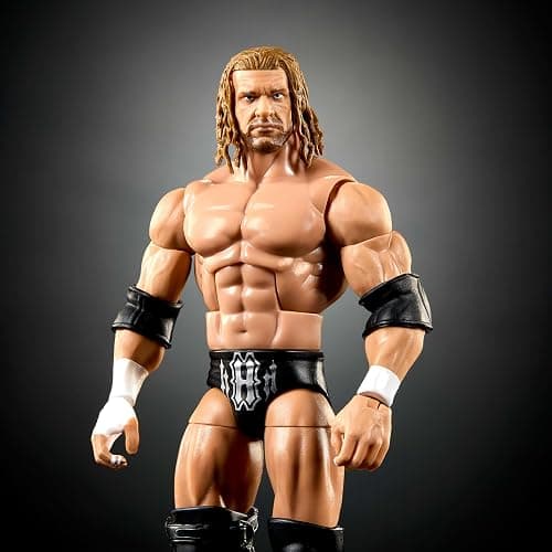Mattel WWE Elite Collection Action Figure & Accessories, Premium Live Event Triple H Set, SummerSlam Series with Jesse “The Body” Ventura Build-A-Figure Parts​​​ thumbnail 2