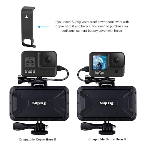 Suptig Portable Charger, 7800mAh Battery Pack Power Bank, Compatible for Gopro Mission 1 Pro Hero 13 Hero 12 11 10 9 8 7 6 5 4 3 3+ Session gopro max 2 DJI osmo AKASO Insta 360 Action Camera thumbnail 9