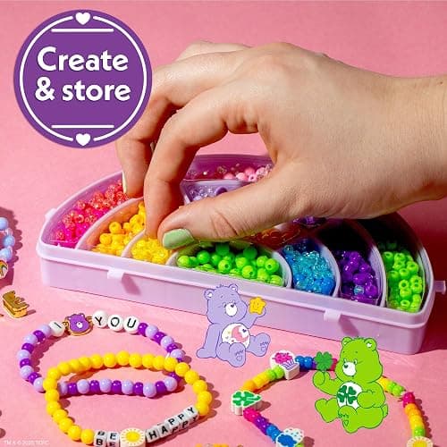 Horizon Group USA Care Bears + Bracelets with Charms & Beads, Age 6-8, Unisex, Multi-Color, Non-Foldable thumbnail 6