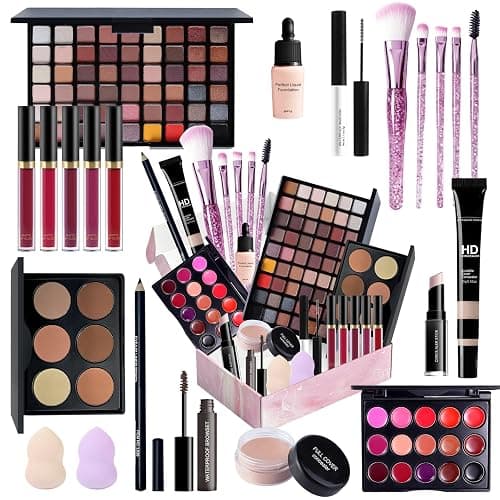 Makeup Set Full Kit for Women Teens Girls,makeup kit for teens,Beginner Make up Sets,Travel Friendly Makeup Gift Set,makeup kits for women,All in One Make up Kit - Image 1