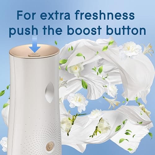 Glade Automatic Spray Refill and Holder Kit, Air Freshener for Home and Bathroom, Clean Linen, 6.2 Oz, 2 Count - Clean Linen thumbnail 8