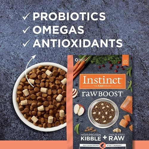 Instinct Raw Boost, Natural Dry Cat Food with Freeze Dried Pieces, High Protein, Grain Free Recipe - Real Salmon, 4.5 lb. Bag thumbnail 6