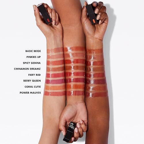 e.l.f. Cosmetics Glossy -Lip Stain, Lightweight, Long-Wear -Lip Stain For A Sheer Pop Of Color & Subtle Gloss Effect, Fiery Red - Fiery Red - 0.1 Ounce (Pack of 1) thumbnail 3