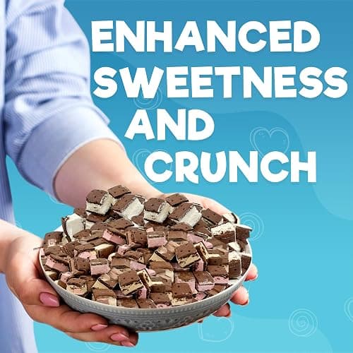 Freeze Dried Icecream Sandwich Bites, Neapolitan & Vanilla 2.5oz (2 pack) - Crunchy & Sweet Freeze Dried Dessert Snack, Dehydrated Freeze Dried Chocolate Flavors - Resealable Ice Cream Sandwich Bites thumbnail 7