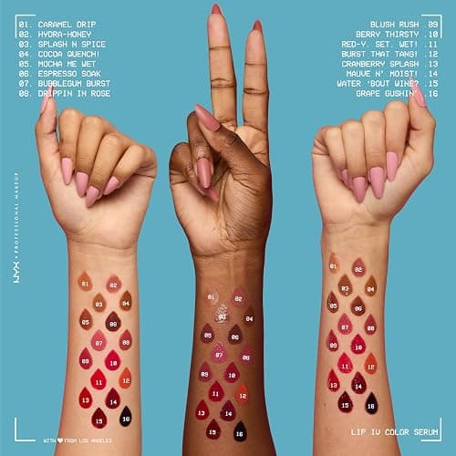 NYX PROFESSIONAL MAKEUP Lip IV Hydrating Glossy Lip Stain with 12HR Hydration - Blush Rush (Pink) thumbnail 4