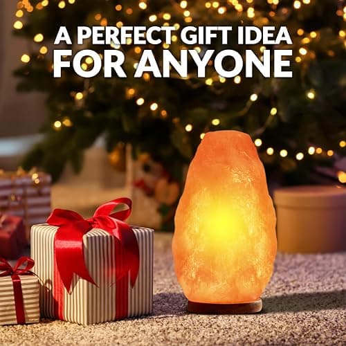 WBM LLC Himalayan Glow Natural Pink Salt Lamp, Crystal Salt Lamp Night Light with (ETL Certified) Brightness Control Dimmer Switch, Wooden Base & Salt Lamps Bulb | 6-8 LBS, Model Number: 1001 thumbnail 7