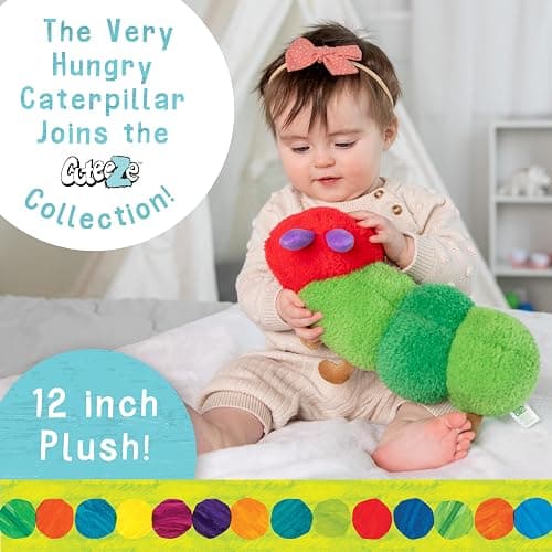 Eric Carle Very Hungry Caterpillar Cuteeze Extra Soft Plush Stuffed Animal Toy for Baby and Toddler Boys and Girls – 12 Inch Size thumbnail 2