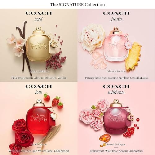 Coach Love Eau de Parfum - Women's Fragrance - Floral Fruity - With notes of Wild Strawberry, Red Velvet Rose & Vibrant Cedarwood - 1.7 Fl Oz thumbnail 6