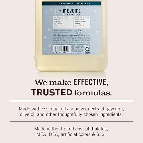 MRS. MEYER'S CLEAN DAY Hand Soap Refill, Snowdrop Scent, 33 Fl Oz Bottle thumbnail 4