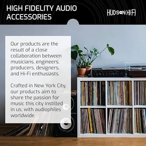 Hudson Hi-Fi 50x Inner & 50x Outer Protective Sleeves for Vinyl & Records Cover Art - Blocks Scratches, Static, Dust, Damage - Acid-Free, Smooth Slide - Fits Single Double Gatefold LP Sleeve thumbnail 8