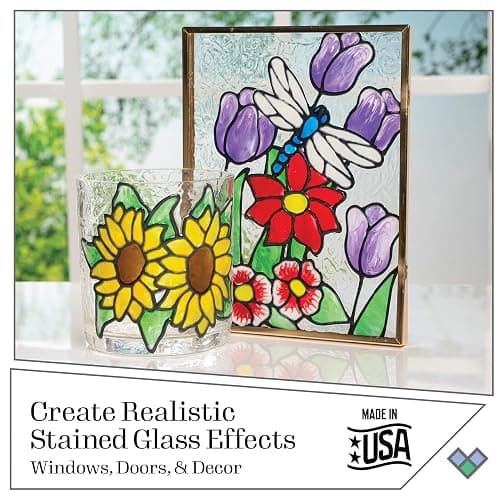 Plaid Gallery Glass Window Color Beginner Set (2-Ounce), GG8SET (8-Pack) thumbnail 3
