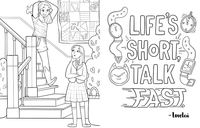 Gilmore Girls: The Official Coloring Book thumbnail 3