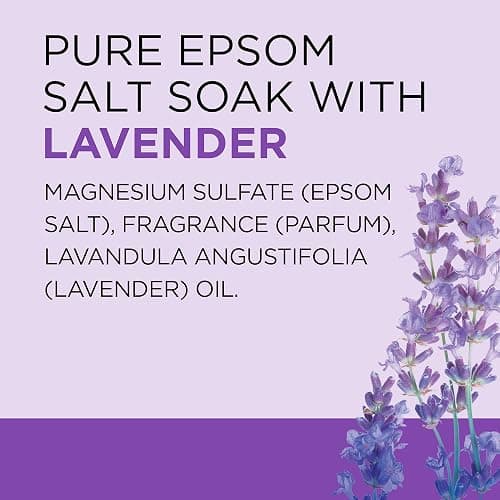 Dr Teal's Epsom Salt Soaking Solution, Soothe & Sleep, Lavender, 3lbs thumbnail 10