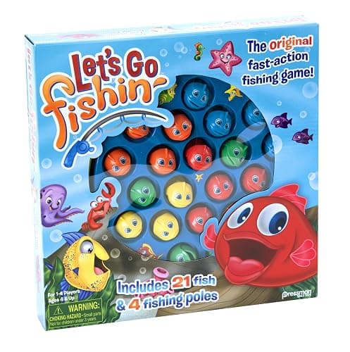 Let's Go Fishin' Game by Pressman - The Original Fast-Action Fishing Game!, 1-4 players thumbnail 5