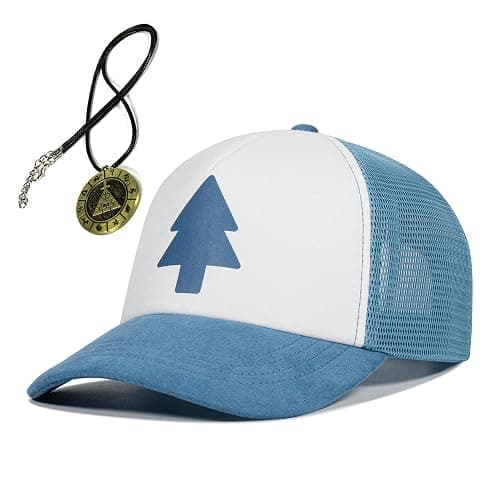 Dipper Hat Falls Pines Trucker Hat,Gravity Costume Cosplay Merch for Men Women - Image 1