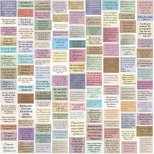 120PCS Bible Verse Stickers, No Repeat Christian Vintage Inspirational Quote Sticker, Typewriter Scripture Stickers, Bible Study Supplies for Scrapbooking, Water Bottle, Laptop thumbnail 3