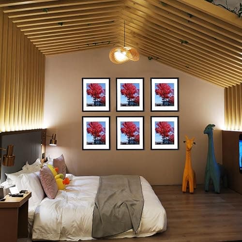 Medog 11x11 Picture Frame for Wall, Display Pictures 11x11 Square Record Album Frame, Wall Hanging Photo Frame, Black, 1 Pack thumbnail 9