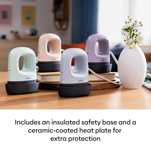 Cricut EasyPress Mini™ LT - Blush Pink - Mini Heat Press | Pressing Shoes, Baby Clothes, T-Shirts, & More - Easy to Use with a Single Setting - Precision Tip - Portable Mini Iron thumbnail 9