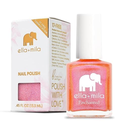 ella+mila Professional, Quick Dry, Long-Lasting & Chip-Resistant Pink Nail Polishes (Aurora Lights - 0.45 fl oz) - Image 1