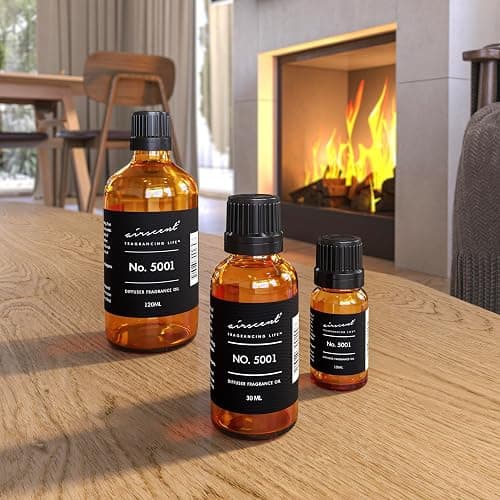 AirScent Baccarat Rouge Inspired Diffuser Oil - Perfume Dupe - Premium Fragrance Oil No. 5001 for Ultrasonic and Waterless Diffusers and Crafting - 10 mL, 0.34 fl oz Glass Dropper Bottle thumbnail 6