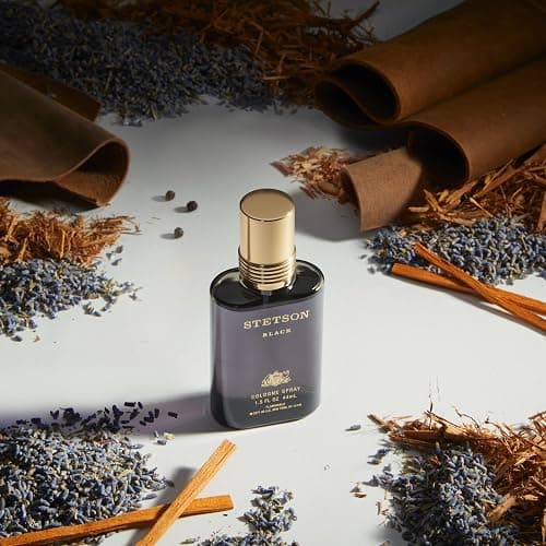 Stetson Black - Cologne for Men - Woody, Dark and Spicy Scent with Fragrance Notes of Sandalwood, Spices, and Suede - 1.5 Fl Oz thumbnail 5