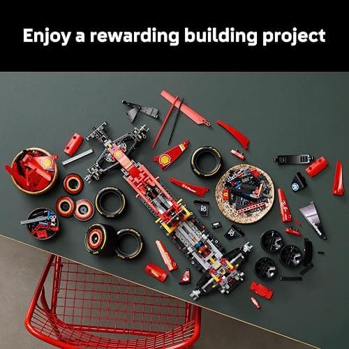 LEGO Technic Ferrari SF-24 F1 Model Car Kit - Building Set for Adults, Ages 18+ with Realistic Features - Gift for Birthdays - Gift for Christmas - 42207 thumbnail 3