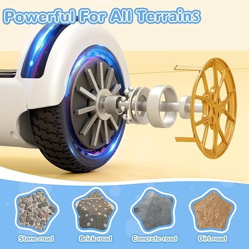 SISIGAD Scooter, 6.5" Flash Wheels & Corlorful LED Lights, All for Girls Boys Kids Ages 6+ thumbnail 5